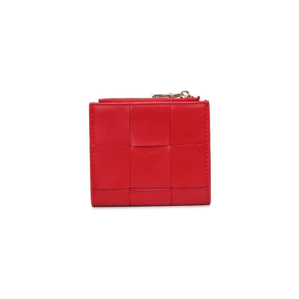 Amelie Woven Card Holder - Red